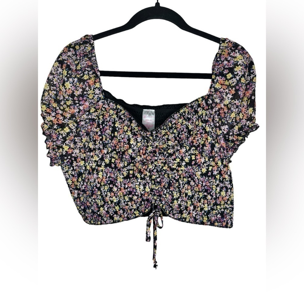 No Boundaries 2 Piece Floral Set Size XXXL - Picture 2 of 15